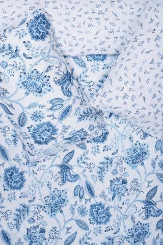 Soft Touch Jacobean Floral Reversible Duvet Cover Set
