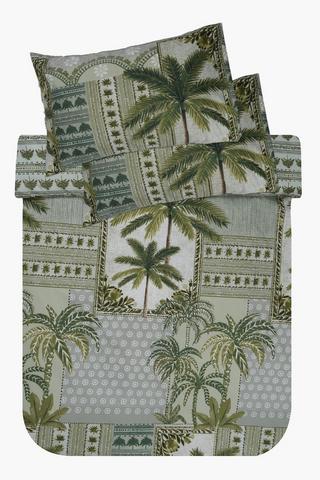 Soft Touch Bates Palm Botanical Duvet Cover Set