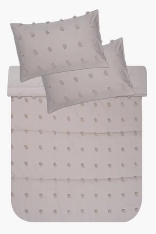 Soft Touch Tufted Dobby Comforter Set