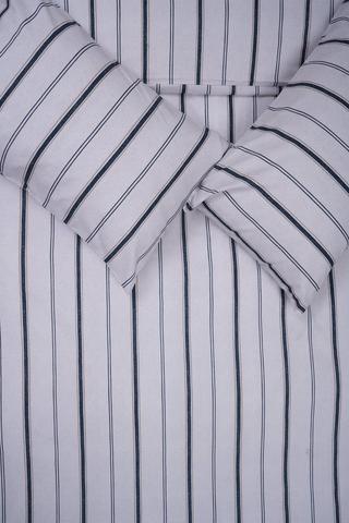 Premium Cotton Cary Coast Stripe Duvet Cover Set