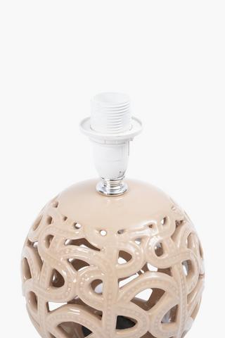 Cut Out Ceramic Lamp Set, E14