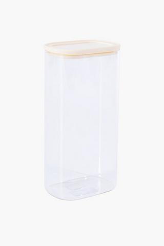 Large Glass Silicone Jar