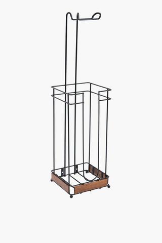 Elsa Wooden Powder Coated Toilet Roll Holder