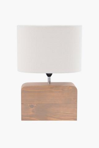 Woodbury Wooden Lamp Set, E14
