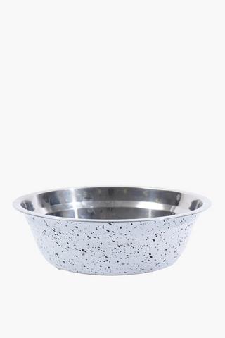 Speckle Pet Bowl, 24cm