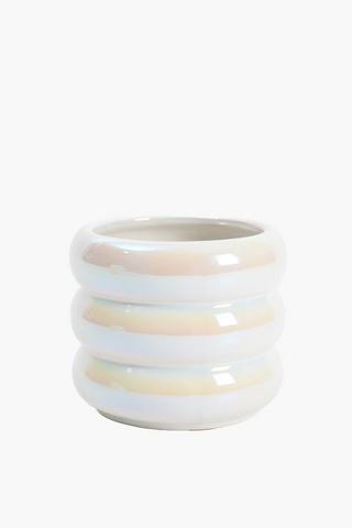 Iridescent Bubble Planter, 13cm