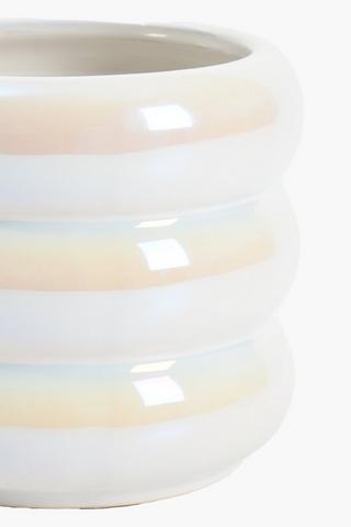 Iridescent Bubble Planter, 13cm