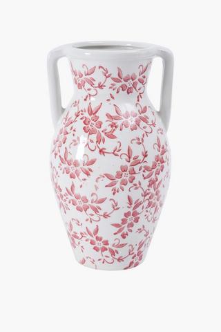 Delft Vase With Handle, 18x34cm