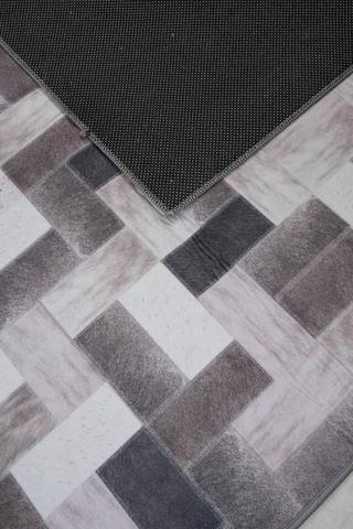 Digital Printed Nguni Hide Block Rug, 120x180cm