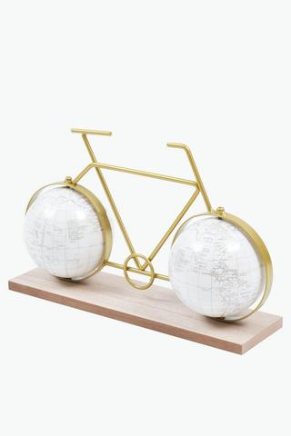 Decor Globe Bike, 26x16cm