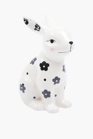 Daisy Bunny Statue, 15x20.5cm