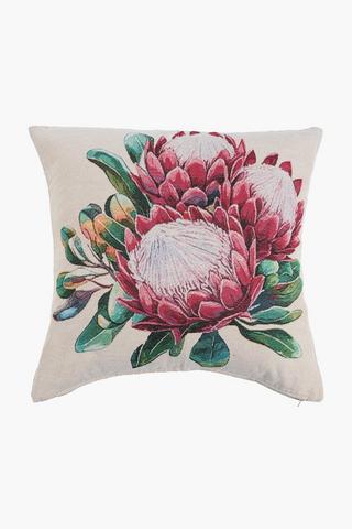 Tapestry Elands Protea Scatter Cushion, 48x48cm