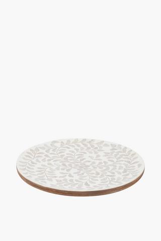 Pearlised Decor Tile, 30cm