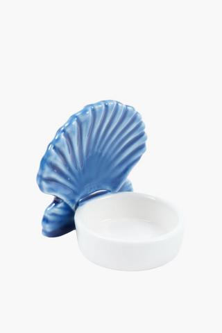 Shell Tealight Holder, 8x8.5cm