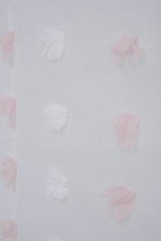 Tufted Sheer Taped Curtain, 140x225cm