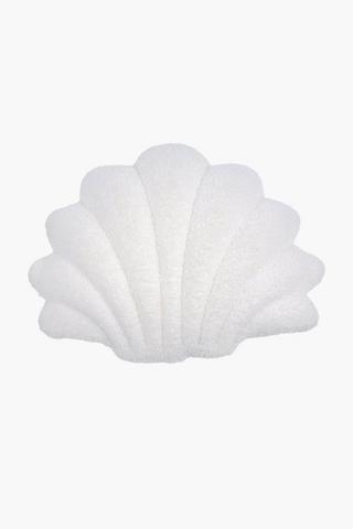 Textured Boucle Shell Scatter Cushion, 45cm