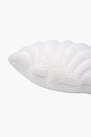 Textured Boucle Shell Scatter Cushion, 45cm
