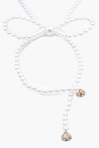 Magnetic Pearl Bow Curtain Tieback