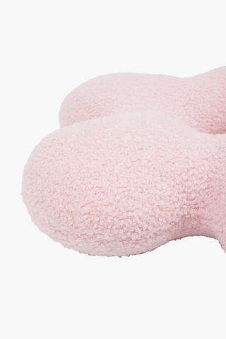 Shaped Flower Fluffy Cushion, 45cm