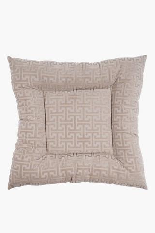 Square Textured Pet Cushion, 85x85cm
