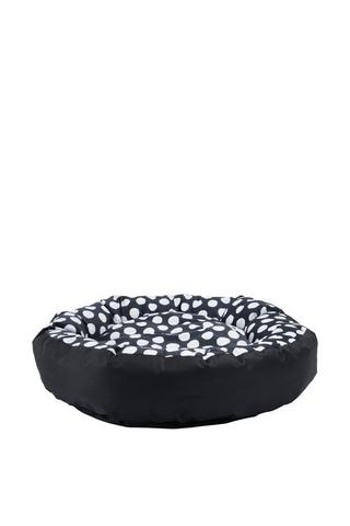 Polka Dot Deep Round Pet Bed, 90cm