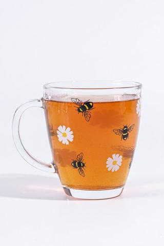 Busybees Glass Mug,320ml