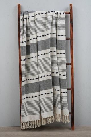 Stripe Detail Throw, 180x200cm