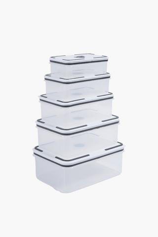 10 Piece Plastic Container Set