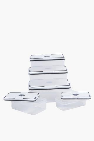 10 Piece Plastic Container Set