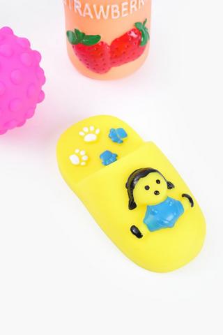 3 Pack Squeaky Milk Bottle Pet Toy