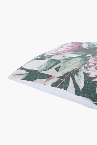 Printed Parker Protea Scatter Cover Only, 50x50cm
