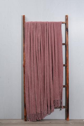 Chenille Ribbed Throw, 140x180cm