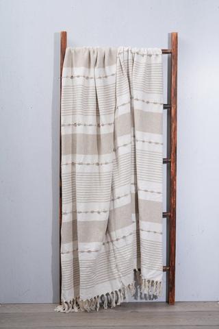 Cotton Herringbone Throw, 180x200cm