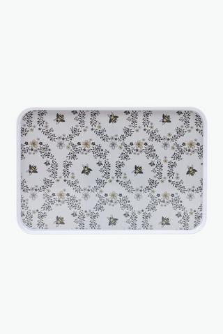 Large Bee Melamine Tray