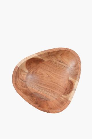 Large Triangular Java Bowl