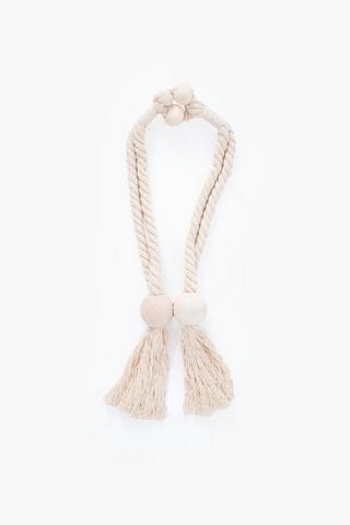 Magnetic Braided Rope Beads Curtain Tieback