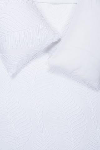 Soft Touch Clipped Leaf Duvet Cover Set