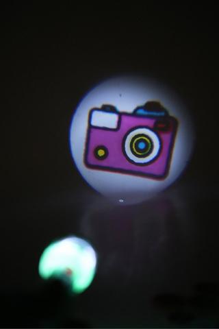 Light Up Projector Flashlight