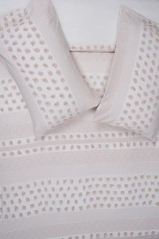 Premium Cotton Tufted Dobby Duvet Cover Set