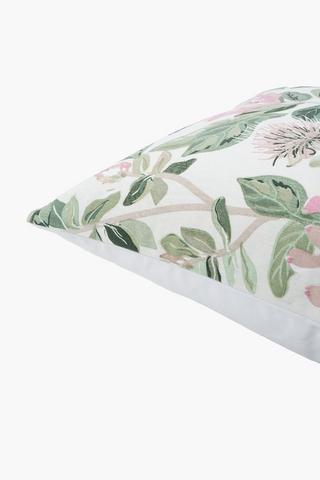Printed Dawn Protea Scatter Cushion, 45x45cm
