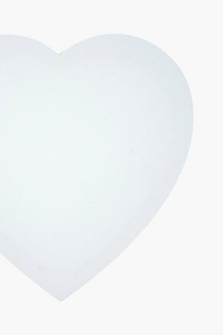 Paint Canvas Heart With Stand
