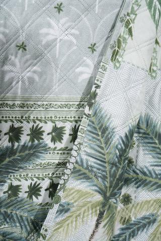 Soft Touch Amiri Palm Patchwork Quilt
