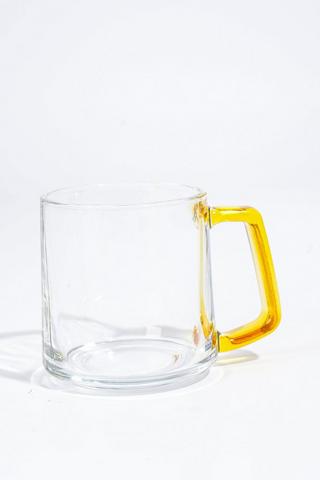 Dune Glass Handle Mug, 320ml
