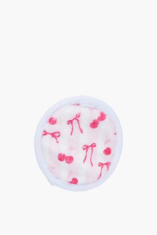 5 Piece Cherries And Bows Make Up Remover Pads