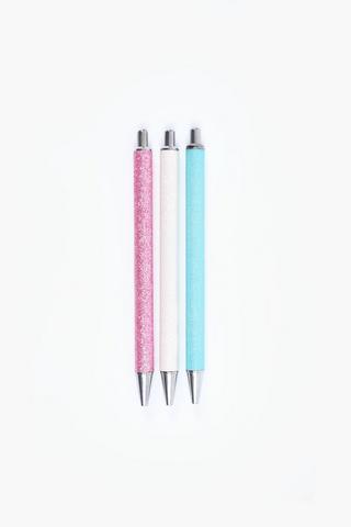 3 Pack Glitter Pen Set
