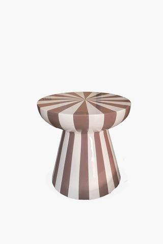 Doppler Stripe Side Table