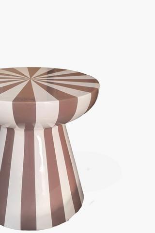 Doppler Stripe Side Table