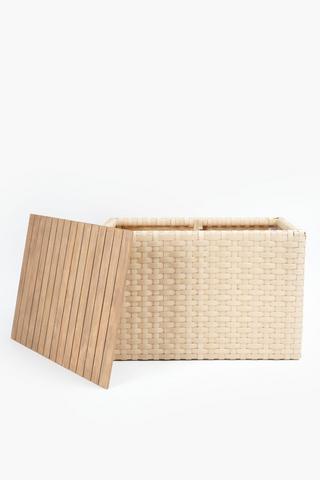 Ntombi Wooden Woven Trunk