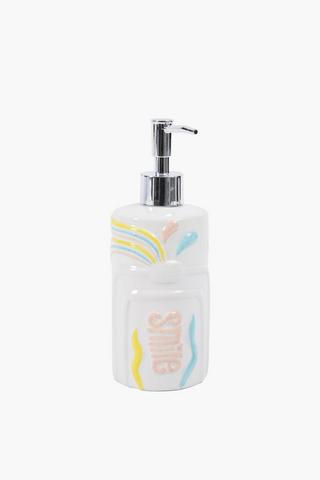 Ceramic Smile Soap Dispenser