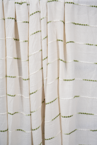 Polycotton Stripe Throw, 140x180cm